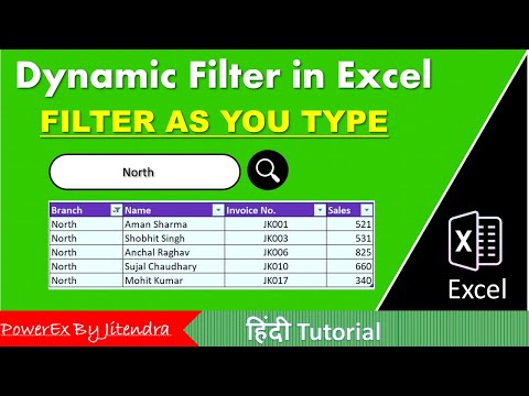 Dynamic Filter in Excel Filter As You Type Excel VBA