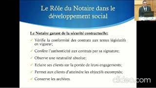 Rôle social du notaire - Le notaire, garant de la sécurité contractuelle