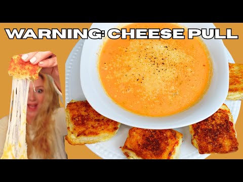 Creamy Tomato Soup & Mini Grilled Cheese Dippers | The Ultimate Cozy Meal