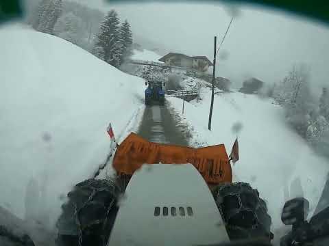 Schneeräumung ~ Steyr ~ CVT ~ 170 ~ Winter ~ 2021 22 ~ #snow ~  ~ last ~ Year ~ #winterdienst ~ #vir