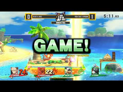 Ultra WBB #159 | Beast & Juice vs Yoda Cage & Spirunk - Winners Final - Super Smash Bros. for Wii U