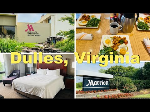 🇺🇸Virginia《✈️Washington Dulles Airport🏨Marriott🥗》