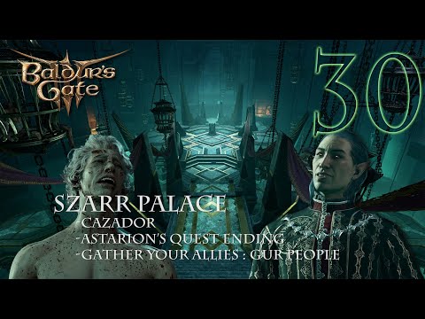 Baldur's Gate 3 - Astarion Ending | Szarr Palace | Cazador FULL Gameplay Walkthrough Act III Part 30