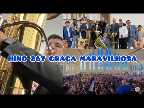 Ensaio Cabreúva Hino 267 GRAÇA MARAVILHOSO 26/12/21 TUBAS NA POTÊNCIA MÁXIMA QUALIDADE E SONORIDADE