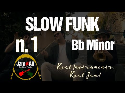 SLOW FUNK n​.​1 IN Bb MINOR - Backing Track with Real Instruments - 2022​-​008