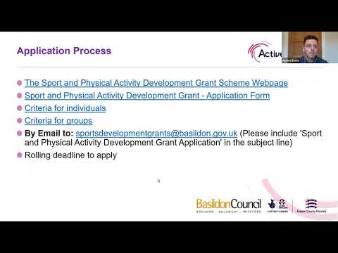 Basildon Sport and Physical Activity Development Grant