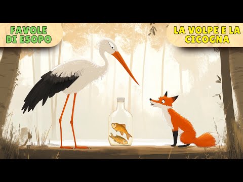 La Volpe e la Cicogna: La Favola di Esopo sull’Empatia e l’Equità | Storie e Fiabe per Bambini