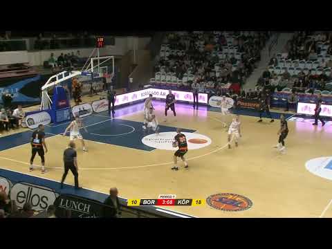 Köping Stars vs. Borås Basket Marcus Larsson #10 Part 1