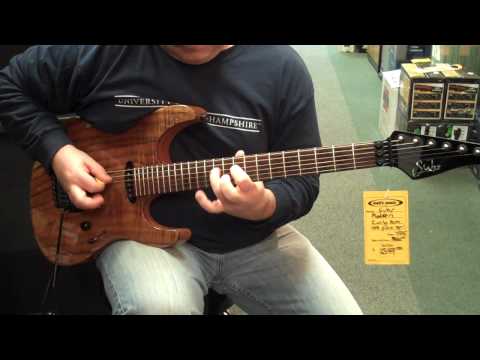 Demo of Suhr Modern # 11070 with One Piece Koa Top