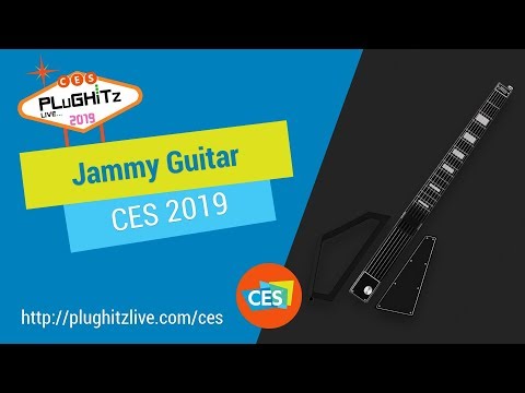 Jammy is a digital guitar that makes travel easier for players @ CES 2019