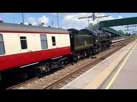 the Welsh marches whistler 70000 Britannia passing severn tunnel junction on the 08.06.22