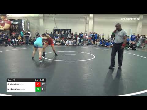 152 Lbs Rr Rnd 5 Juliana Mendoza Texas C Vs Mary Saunders Minnesota Dual