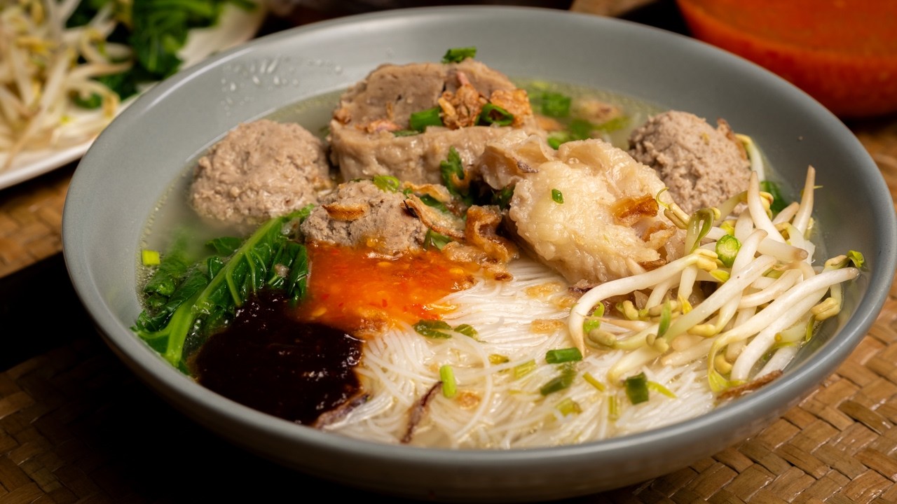 Resepi Bakso Dengan Bebola Daging Kenyal & Bouncy — Teknik Rahsia Tak Liat & Tak Hancur