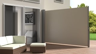 tectake - Tenda da Sole laterale in alluminio