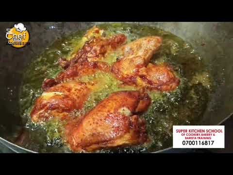 Yiga Okusiika Enkoko Enkalu | How To Make Homemade Fried Chicken - Fried Chicken Recipe