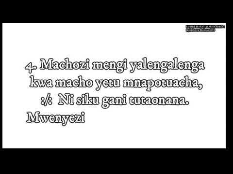Nyimbo za wokovu  313 : Kumbe wakati wapita mbio