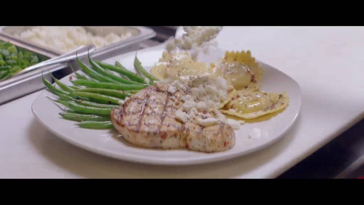 Swordfish & Pumpkin Ravioli at Bonefish Grill