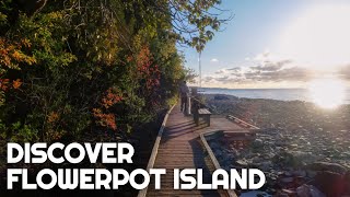 Tobermory Flowerpot Island Tour 4K | Sounds of Nature Walkabout | Things to do in Ontario