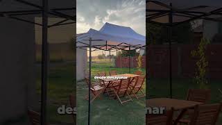 Video de Gazebo plegable autoarmable e impermeable con bolso y paredes Utile 3x4,5 mts