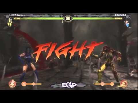 04. MK9: EGP Krayzie (Cyrax) vs Killa Solid (Kitana) (EGP Redemption IV (12.Aug.2012)