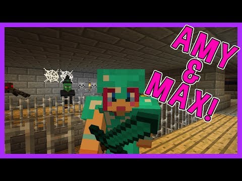 SUPER SCARY DUNGEONS! | Amy & Max! Ep.61 | Minecraft