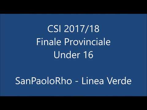 U16: FINALE PROVINCIALE CSI 2017/18