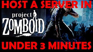 How to: host a multiplayer world for you & your friends. | PROJECT ZOMBOID TUTORIAL