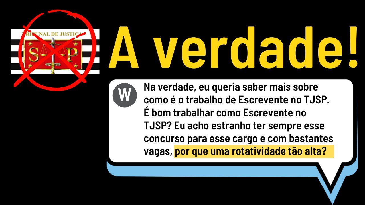 TJSP: A Verdade por trás do CONCURSO DE ESCREVENTE