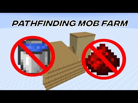 [Simple] Path Finding Mob Farm 1.14