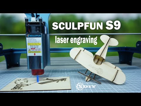 Laser Engraving Machine Unboxing and Testing - SCULPFUN S9│S-DiY