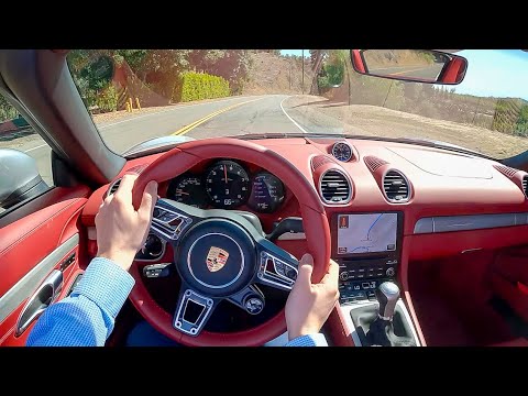 2021 Porsche Boxster 25 Years - POV Canyon Blast (Binaural Audio)