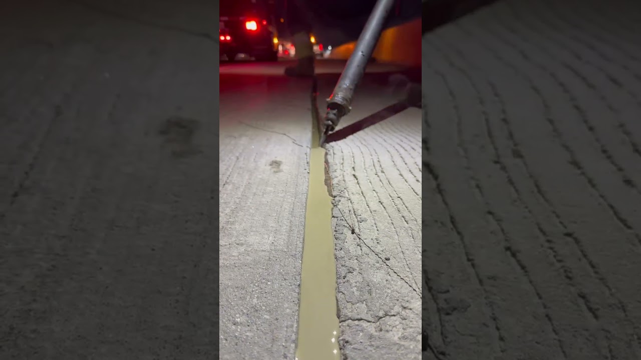 Sealing Longitudinal Concrete Joints w/ Concrete CamoSeal