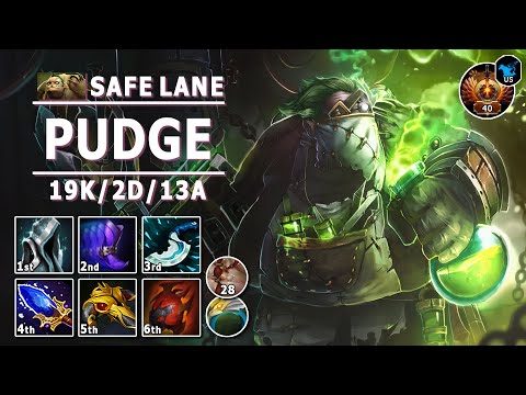 Pudge Safe Lane Carry | 7.31d | Pos 1 Pudge, Great Carry | Dota 2 Immortal Gameplay