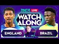 ENGLAND vs BRAZIL LIVE with Mark Goldbridge