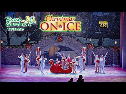 Christmas on Ice Complete Show 4K Busch Gardens Tampa 2024 11 26