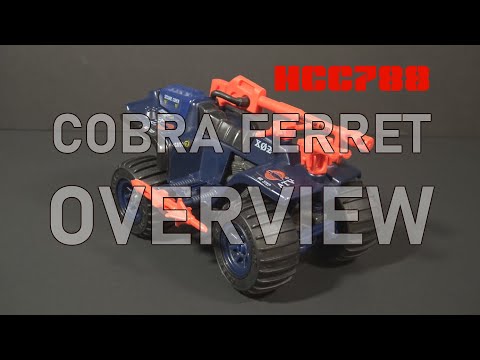 HCC788  - 1985 Cobra FERRET Overview! Vintage G.I. Joe toy!