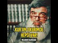 Kur'an-ı Kerim'de Hepsi Var! | Timurtaş Uçar Hoca | Dini Sohbetler