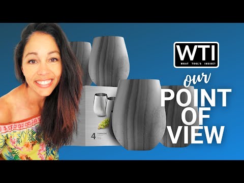 FineDine Stainless Steel Wine Glasses - WTI product video review