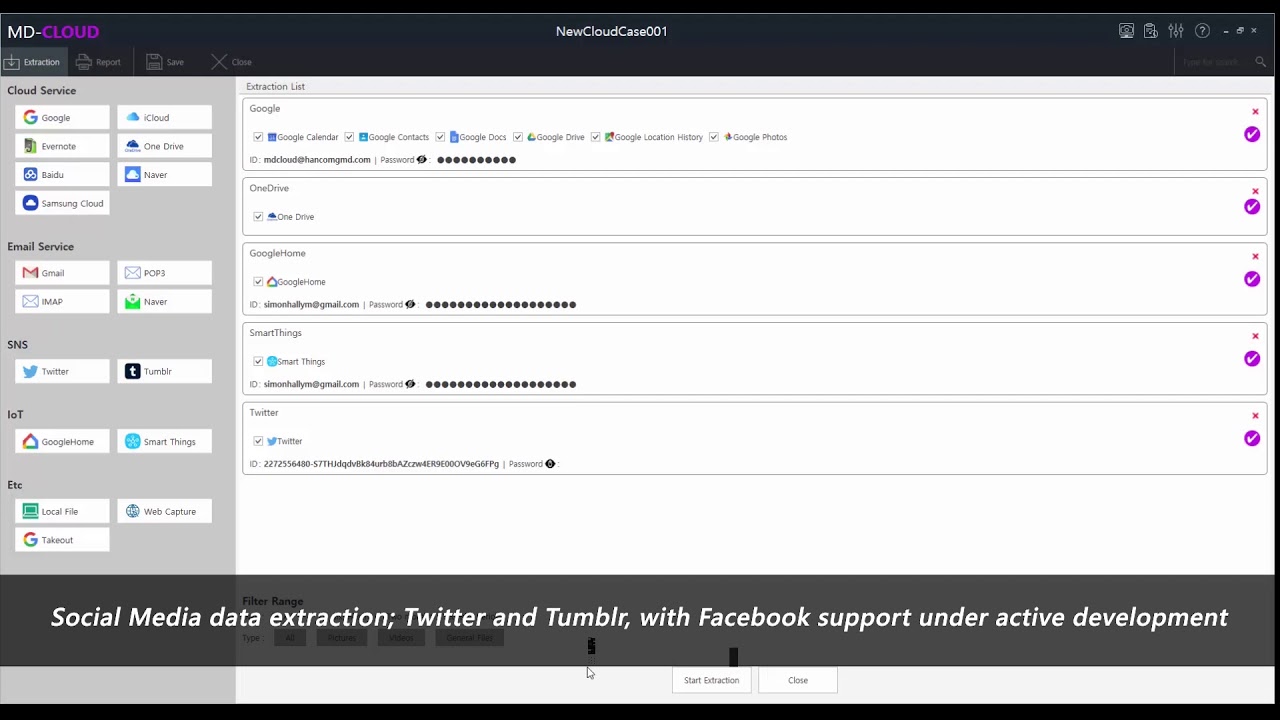 MD-CLOUD Overview (Cloud forensic software)