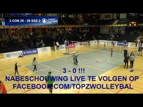 Livestream Coníche Topvolleybal Zwolle - Advisie/SSS | 07-10-2017