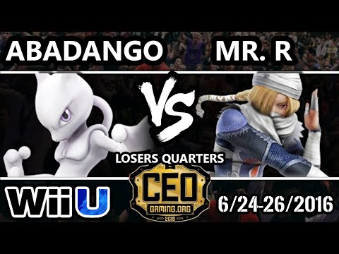 CEO 2016 Smash 4 - Abadango (Mewtwo) Vs. Mr. R (Sheik) SSB4 Losers Quarters - Smash Wii U