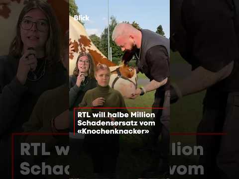 RTL is demanding half a million in damages from the "bone cracker"