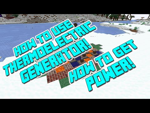 How to use Thermoelectric Generator Immersive Engineering EP 6 Minecraft 1.20 #minecraft