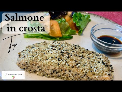 SALMONE IN CROSTA | Con semi di sesamo e erbe aromatiche