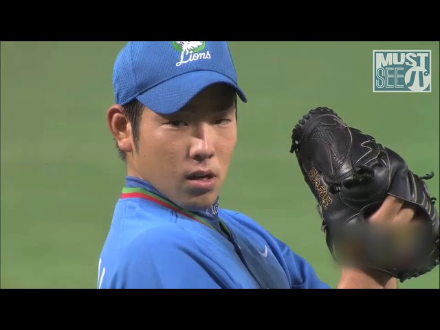 《MUST SEE パ》ライオンズ菊池が満塁ピンチで気迫の投球!! 鷹の打撃職人を渾身の直球で封じた!!