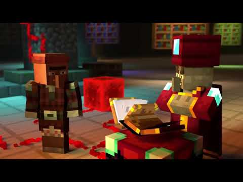 Villager Vs Pillager Part 11 Iron Golem Life Minecraft Animation