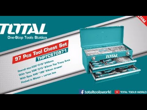 Набор инструментов TOTAL THPTCS70971 (97 предметов)