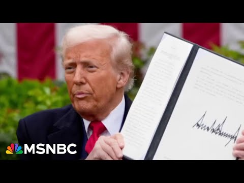 人為的低迷特朗普關稅令股市跌至歷史最低點 (‘Man-made downturn’: Trump’s tariffs plunge stock market to historic drop)