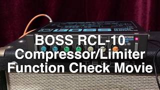 Video thumbnail for BOSS RCL-10 Compressor Limiter function check video by JakeBox