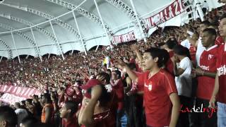 preview picture of video 'Aguante y descontrol en el barrio San Fernando - Barón Rojo Sur - L.H.D.L.C - América 3 Llaneros 1'